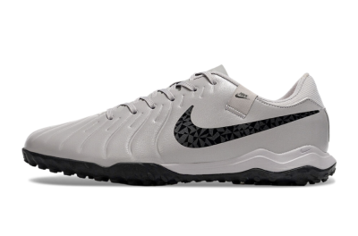 Nike Tiempo Legend 10 Academy TF Artificial Turf Soccer Shoes - Grey/Black/Pink