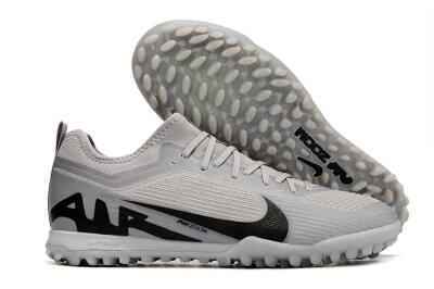 Nike Air Zoom Mercurial Vapor 15 Pro TF Artificial Turf Soccer Shoes - Grey/Black