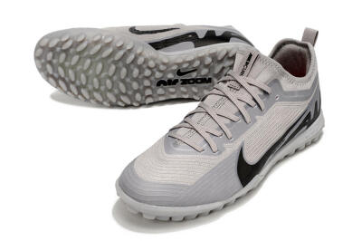 Nike Air Zoom Mercurial Vapor 15 Pro TF Artificial Turf Soccer Shoes - Grey/Black