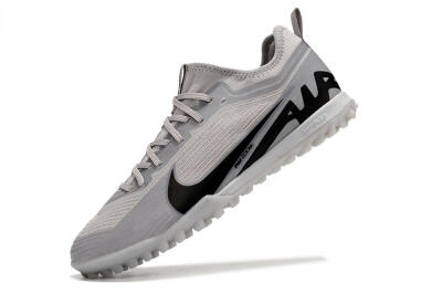 Nike Air Zoom Mercurial Vapor 15 Pro TF Artificial Turf Soccer Shoes - Grey/Black