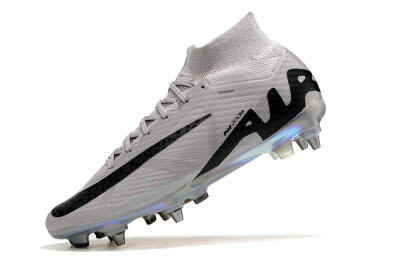 Nike Air Zoom Mercurial Superfly 9 Elite SG Soft Ground Soccer Cleats - Grey/Black/Gold