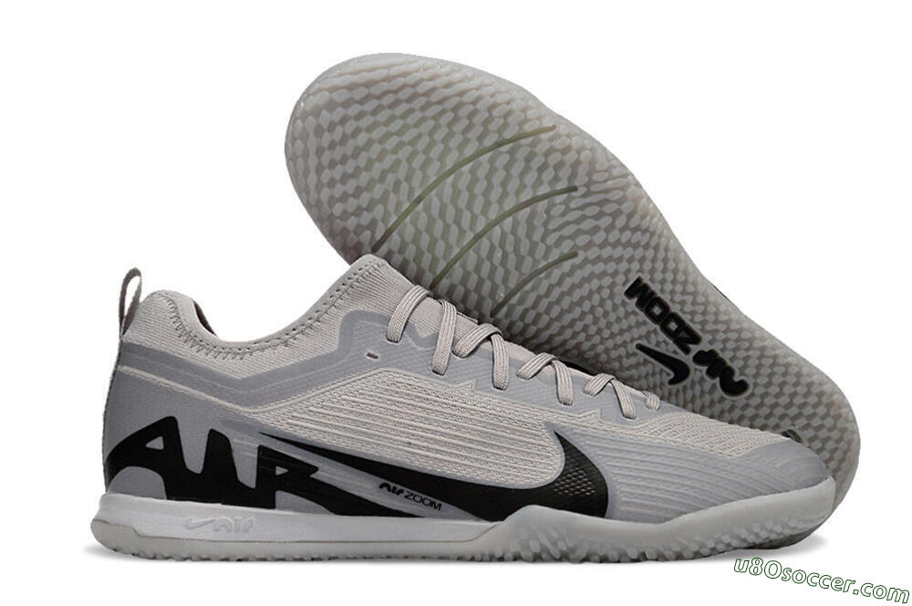 Nike Air Zoom Mercurial Vapor 15 Pro IC Indoor & Futsal Soccer Shoes - Grey/Black 1