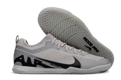 Nike Air Zoom Mercurial Vapor 15 Pro IC Indoor & Futsal Soccer Shoes - Grey/Black