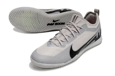 Nike Air Zoom Mercurial Vapor 15 Pro IC Indoor & Futsal Soccer Shoes - Grey/Black