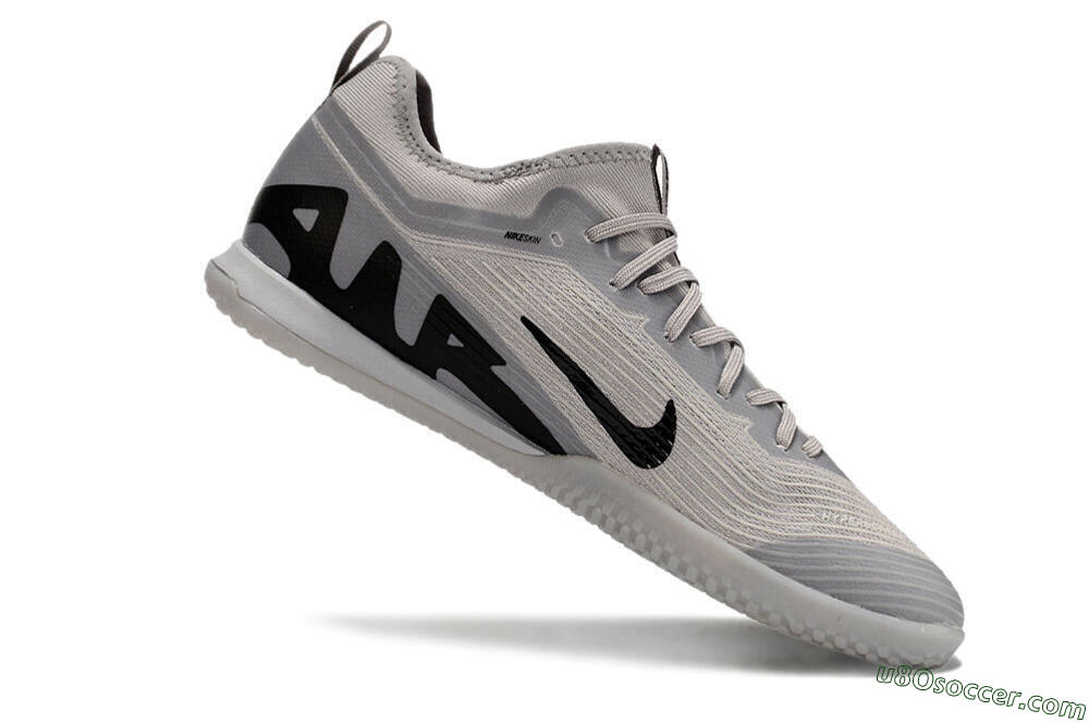 Nike Air Zoom Mercurial Vapor 15 Pro IC Indoor & Futsal Soccer Shoes - Grey/Black 4