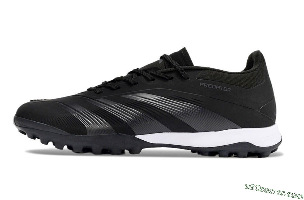 Adidas Predator 24 Elite TF Artificial Turf Soccer Shoes - Black/White 2