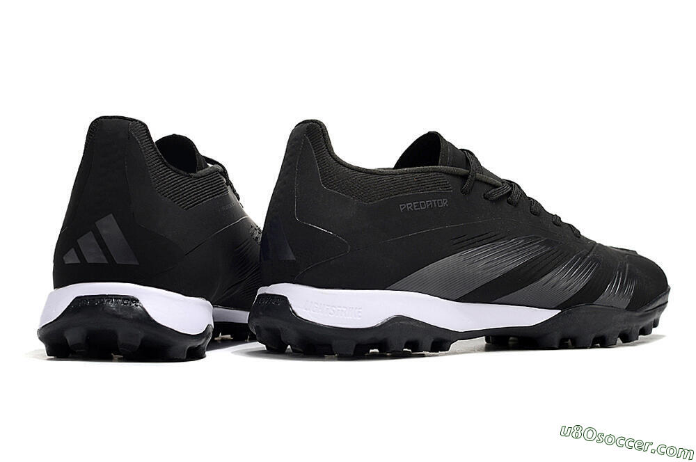 Adidas Predator 24 Elite TF Artificial Turf Soccer Shoes - Black/White 6