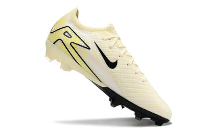 Nike Air Zoom Mercurial Vapor 16 Elite FG Firm Ground Soccer Cleats - Beige/Black/Yellow