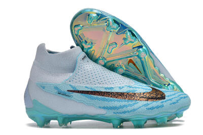 Nike Phantom GX Elite FG Firm Ground Soccer Cleats - Jade/Black/Gold