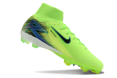 Nike Air Zoom Mercurial Superfly 10 Elite FG Firm Ground Soccer Cleats - Yellow/Blue/Black