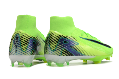 Nike Air Zoom Mercurial Superfly 10 Elite FG Firm Ground Soccer Cleats - Yellow/Blue/Black
