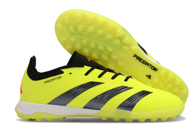 Adidas Predator 24 Elite TF Artificial Turf Soccer Shoes - Yellow/Black/White