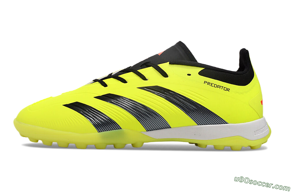 Adidas Predator 24 Elite TF Artificial Turf Soccer Shoes - Yellow/Black/White 2