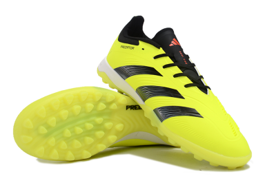 Adidas Predator 24 Elite TF Artificial Turf Soccer Shoes - Yellow/Black/White