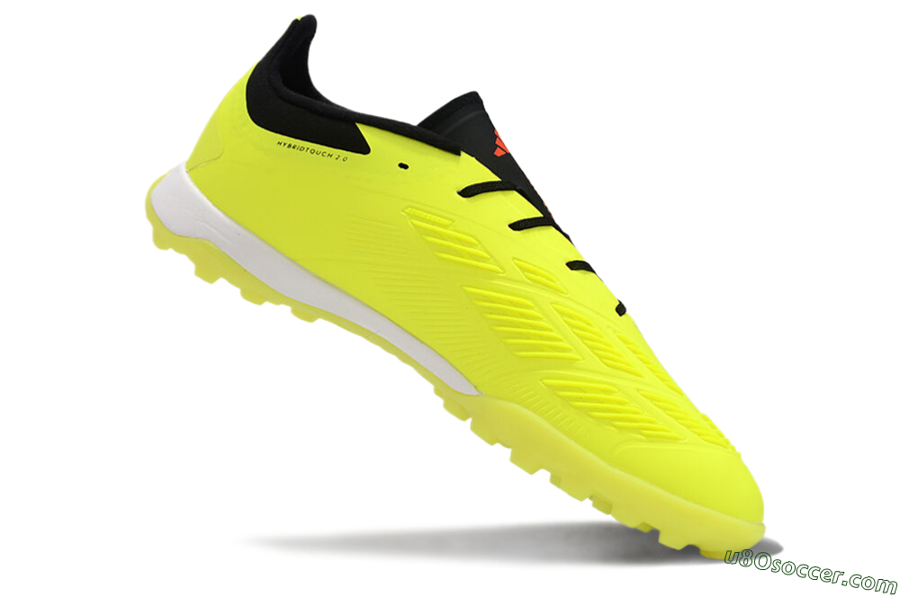 Adidas Predator 24 Elite TF Artificial Turf Soccer Shoes - Yellow/Black/White 4