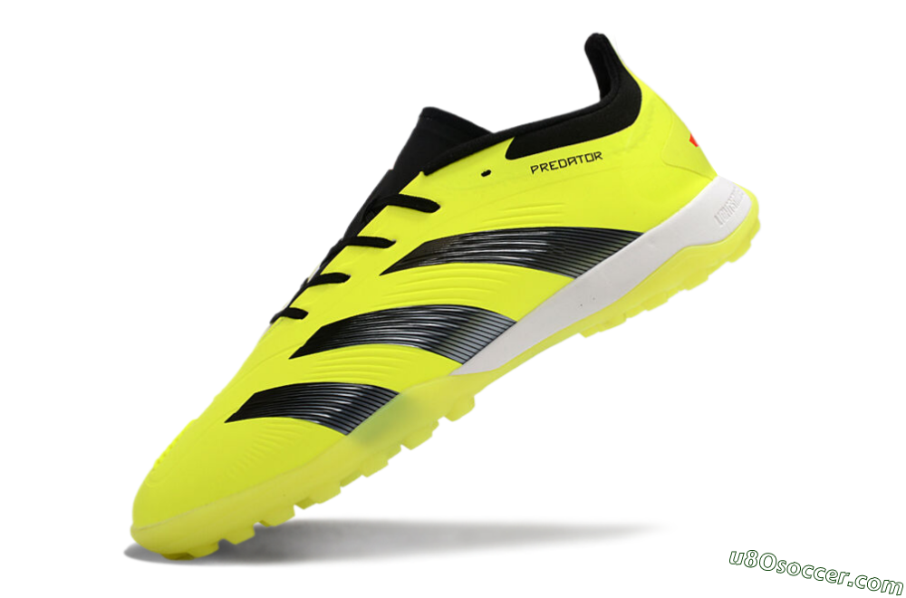 Adidas Predator 24 Elite TF Artificial Turf Soccer Shoes - Yellow/Black/White 5