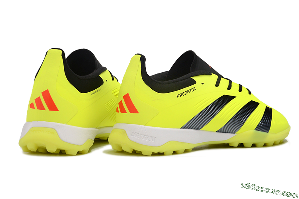 Adidas Predator 24 Elite TF Artificial Turf Soccer Shoes - Yellow/Black/White 6