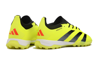 Adidas Predator 24 Elite TF Artificial Turf Soccer Shoes - Yellow/Black/White