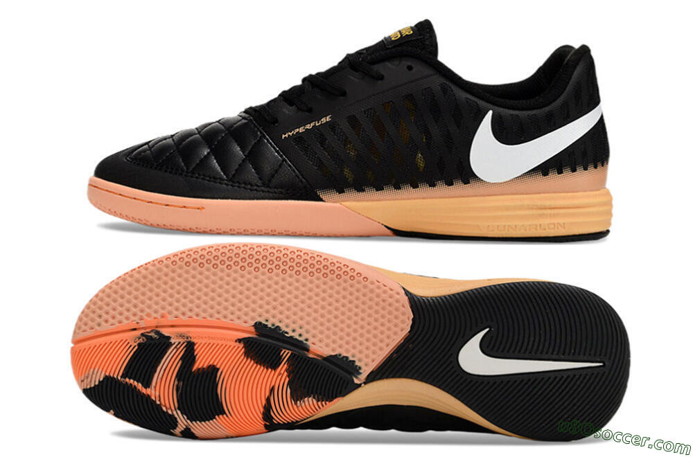 Cheap Nike Lunar Gato 2 IC Indoor Soccer Shoes - Black/White