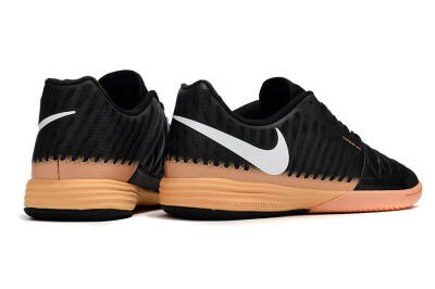 Nike Lunar Gato 2 IC Indoor & Futsal Soccer Shoes - Black/White/Yellow