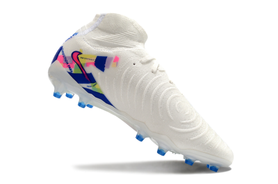 Nike Phantom Luna Elite AG Artificial Grass Soccer Cleats - White/Blue/Pink/Yellow
