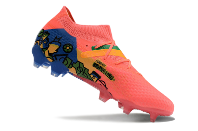 Puma Future Ultimate FG Firm Ground Soccer Cleats - Red/Green/Blue/Yellow