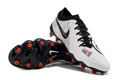 Nike Phantom Luna Elite AG Artificial Grass Soccer Cleats - White/Grey/Black/Red