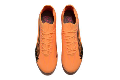 Puma Ultra Ultimate MG Multi Ground Soccer Cleats - Yellow/Black/Pink
