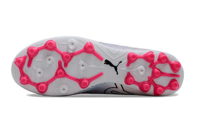 Puma Future Ultimate MG Multi Ground Soccer Cleats - White/Blue/Pink