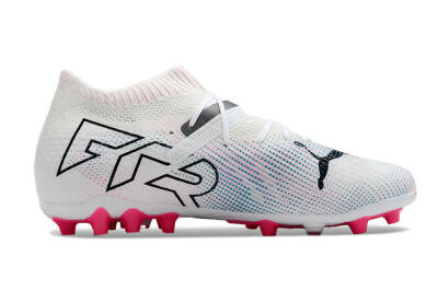 Puma Future Ultimate MG Multi Ground Soccer Cleats - White/Blue/Pink