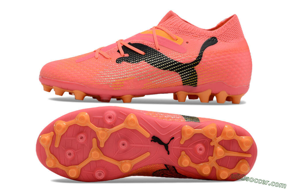 Puma Future Ultimate MG Multi Ground Soccer Cleats - Red/Black/Orange 0