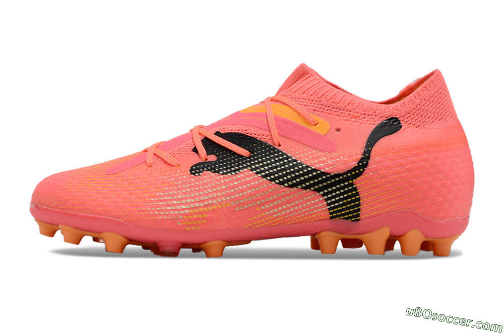Puma Future Ultimate MG Multi Ground Soccer Cleats - Red/Black/Orange 2