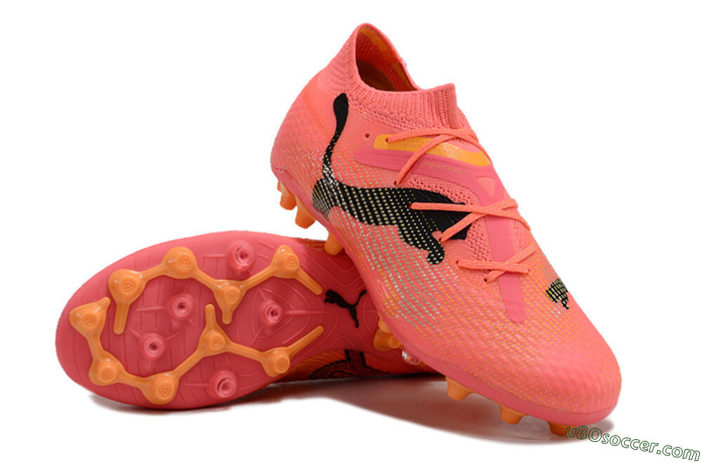 Puma Future Ultimate MG Multi Ground Soccer Cleats - Red/Black/Orange 3