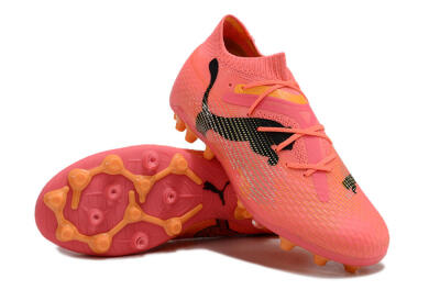 Puma Future Ultimate MG Multi Ground Soccer Cleats - Red/Black/Orange
