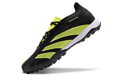 Adidas Predator 24 Elite TF Artificial Turf Soccer Shoes - Black/Yellow/White