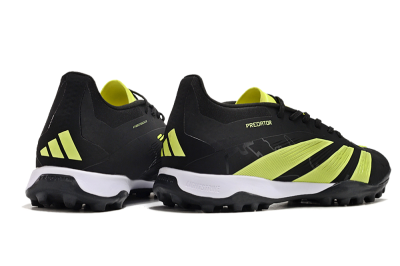 Adidas Predator 24 Elite TF Artificial Turf Soccer Shoes - Black/Yellow/White