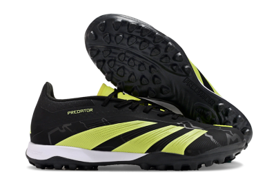 Adidas Predator 24 Elite TF Artificial Turf Soccer Shoes - Black/Yellow/White