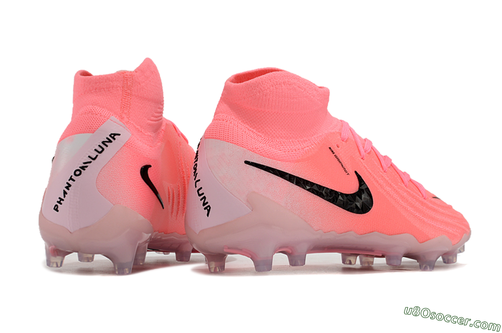 Nike Phantom Luna Elite AG Artificial Grass Soccer Cleats - Pink/Black 6