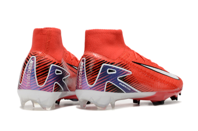 Nike Air Zoom Mercurial Superfly 10 Elite FG Firm Ground Soccer Cleats - Red/White/Blue