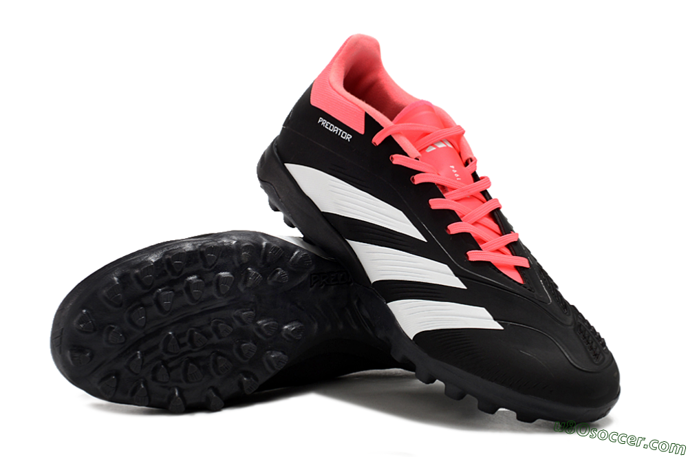 Adidas Predator 24 Elite TF Artificial Turf Soccer Shoes - Black/White/Red 3