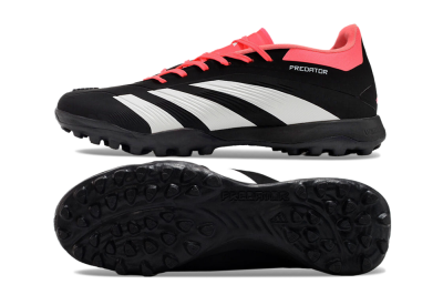 Adidas Predator 24 Elite TF Artificial Turf Soccer Shoes - Black/White/Red