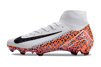 Nike Air Zoom Mercurial Superfly 10 Elite FG Firm Ground Soccer Cleats - Grey/Leopard/Gold