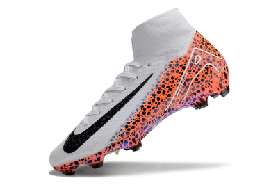 Nike Air Zoom Mercurial Superfly 10 Elite FG Firm Ground Soccer Cleats - Grey/Leopard/Gold