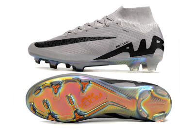Nike Air Zoom Mercurial Superfly 9 Elite FG Firm Ground Soccer Cleats - Purple/Black/Gold