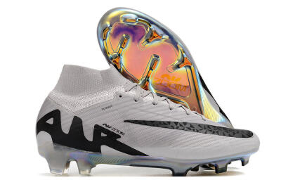 Nike Air Zoom Mercurial Superfly 9 Elite FG Firm Ground Soccer Cleats - Purple/Black/Gold