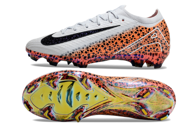 Nike Air Zoom Mercurial Vapor 16 Elite FG Firm Ground Soccer Cleats - Grey/Black/Leopard