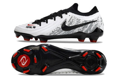 Nike Phantom Luna Elite FG Firm Ground Soccer Cleats - White/Red/Black/Grey