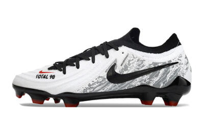 Nike Phantom Luna Elite FG Firm Ground Soccer Cleats - White/Red/Black/Grey