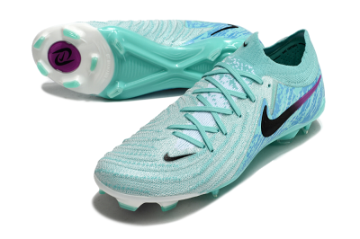 Nike Phantom Luna 2 Elite LV8 FG Firm Ground Soccer Cleats - Jade/Black/Purple