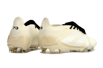 Adidas Predator Elite Foldover Tongue FG Firm Ground Soccer Cleats - Beige/White/Black